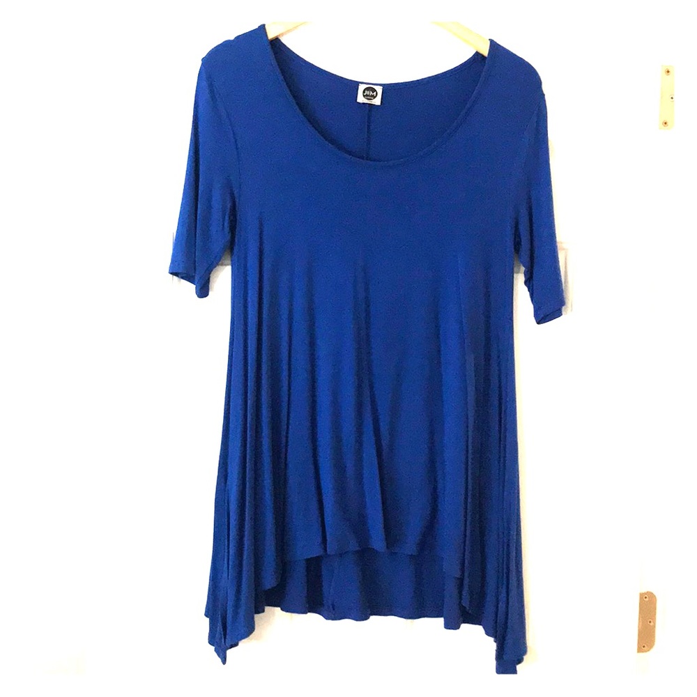 Royal Blue Flowy Top